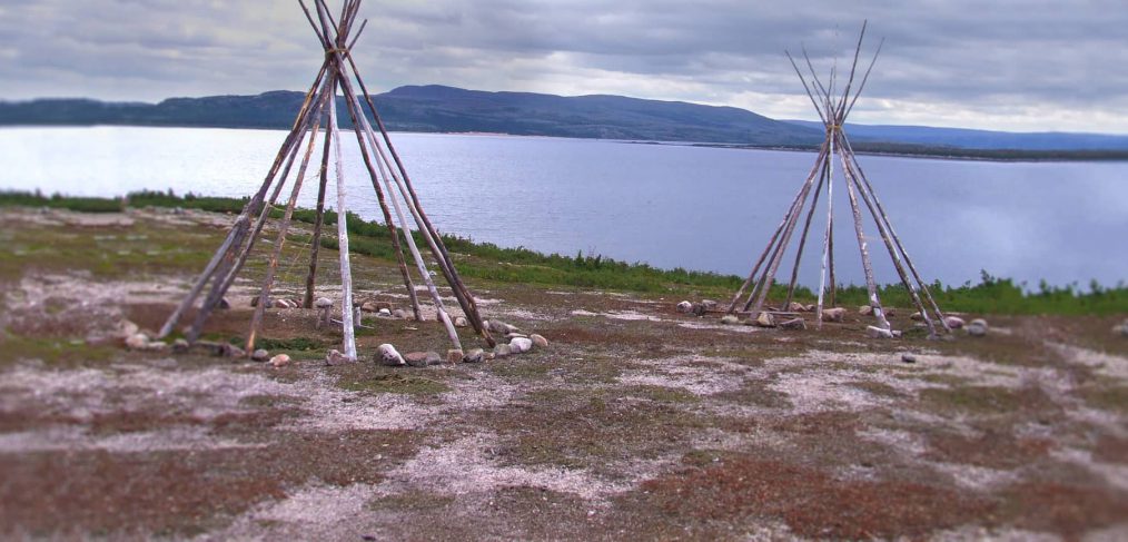 Tipis des Innus Nakapis au Québec